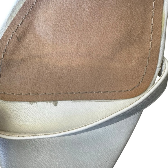 Lulus Addien White High Heel Block Strappy Sandals 10 - Picture 4 of 9